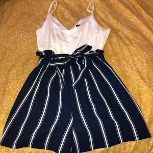 Striped Romper.